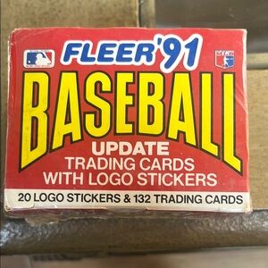 Red and Yellow Card Game Set. Sealed